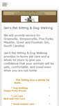 Mobile Screenshot of greenvillepetsitter.com